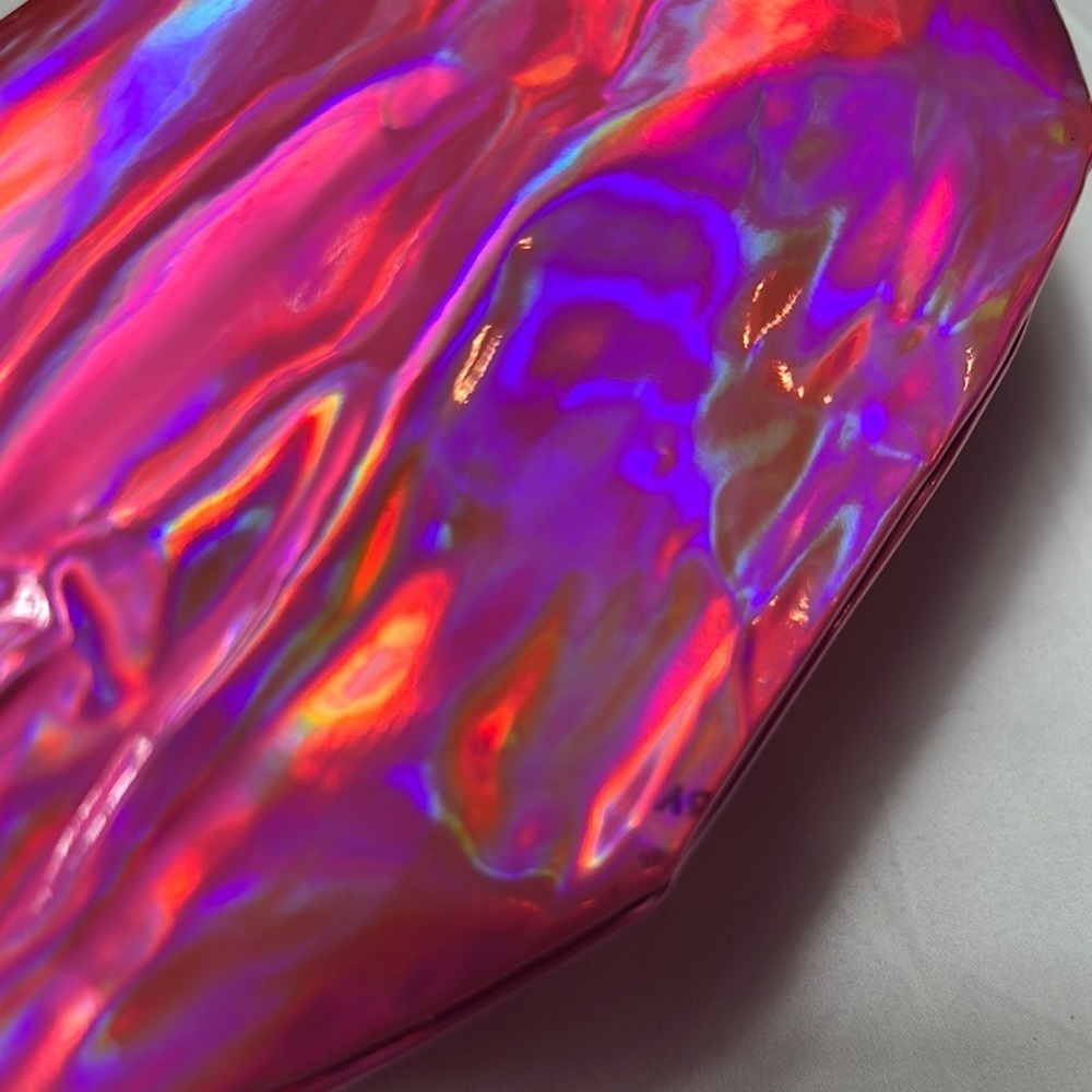 Pink Holographic Fanny Pack with Adjustable Strap - Picture 6 of 10
